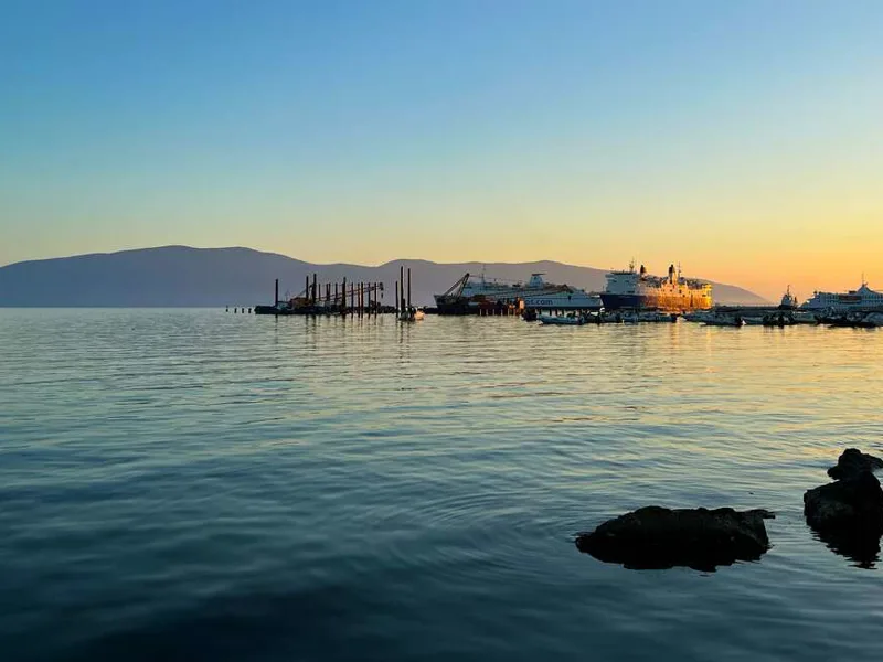 Sunset in Vlora