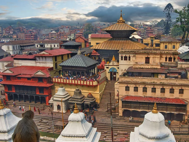 Kathmandu skyline