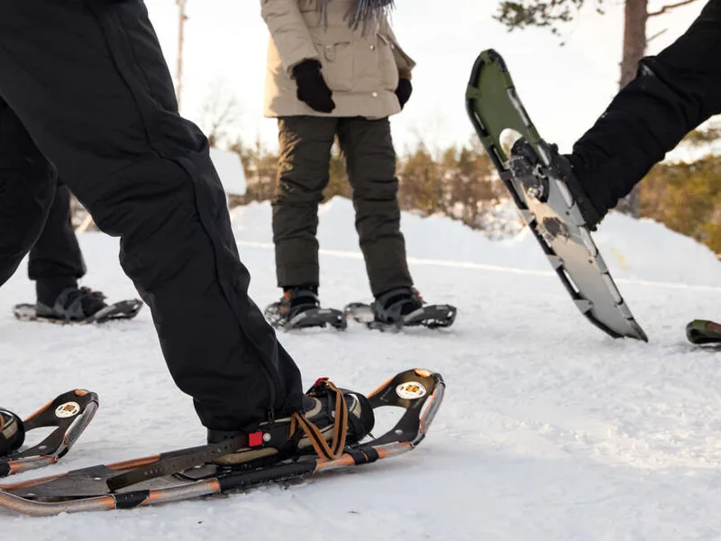 Snowshoing, Visit Inari