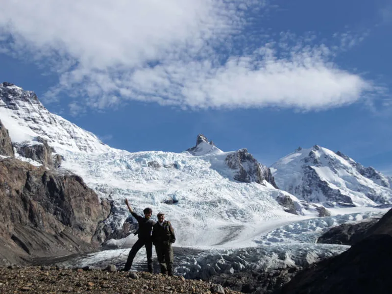 Cagliero Glacier lookout