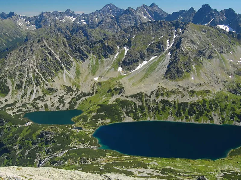5 lakes valley from Kozi Wierch