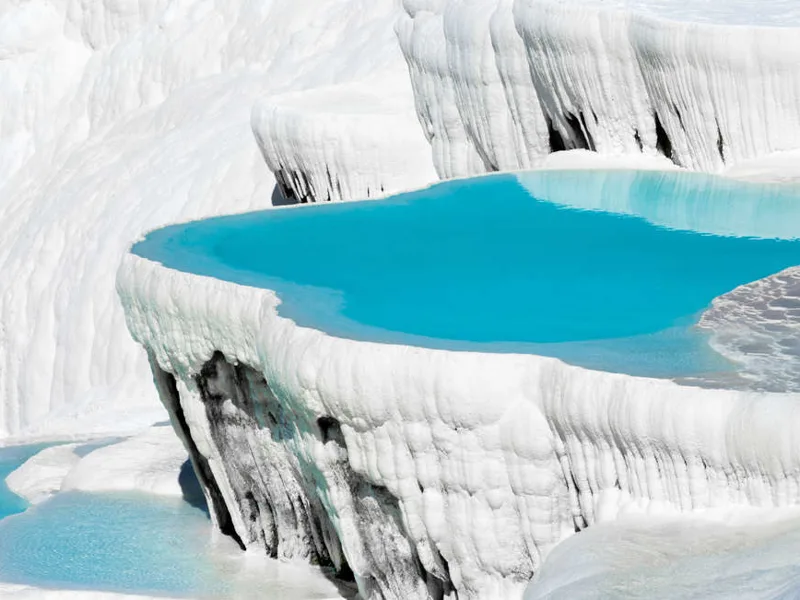 Pamukkale's travertine pools