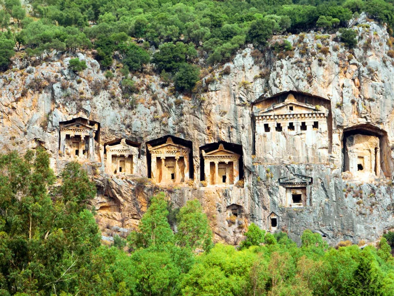 The Tombs of the Kings at Caunos