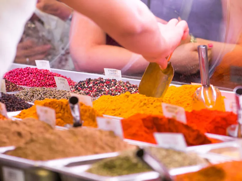 Spices at the market