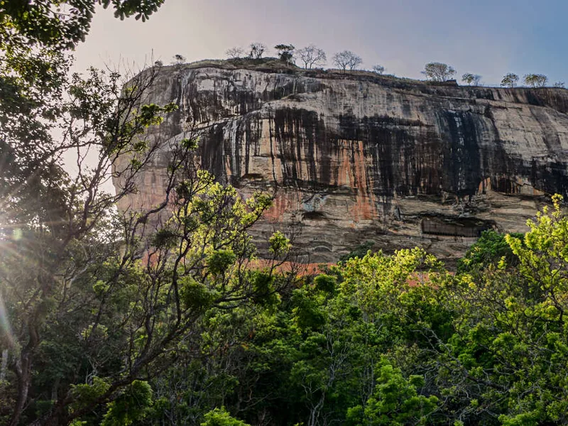 Lion Rock Sigiriya sunrise
