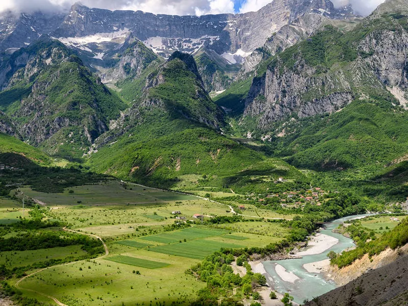 Beautiful landscape in Albania