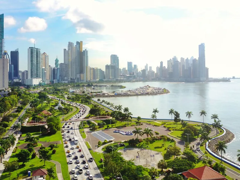 The modern side of Panama City