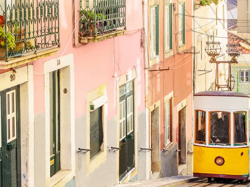 Tram in Lisbon