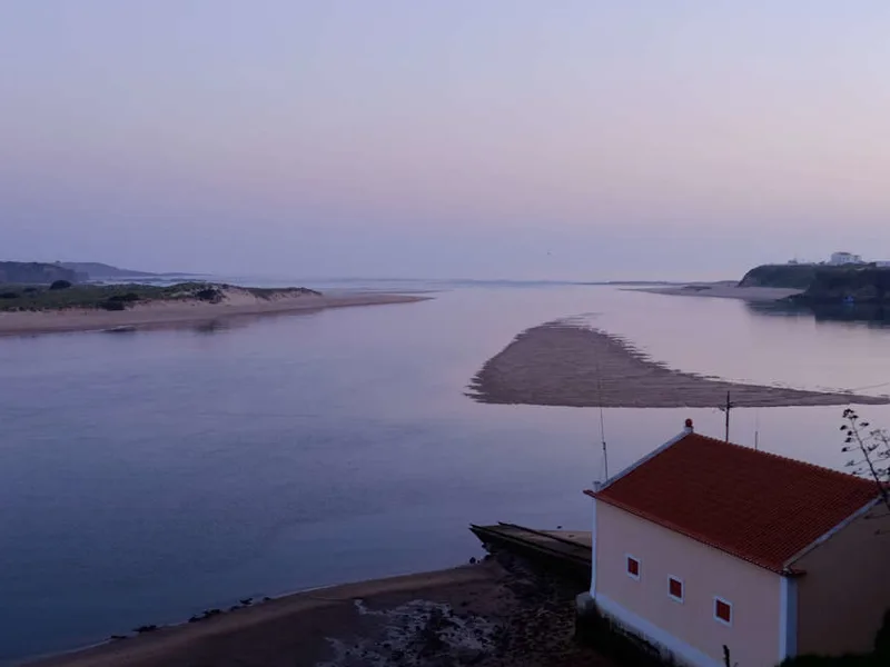 Coast at sunset