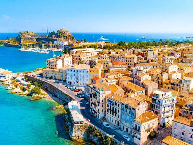 Capital of Corfu island