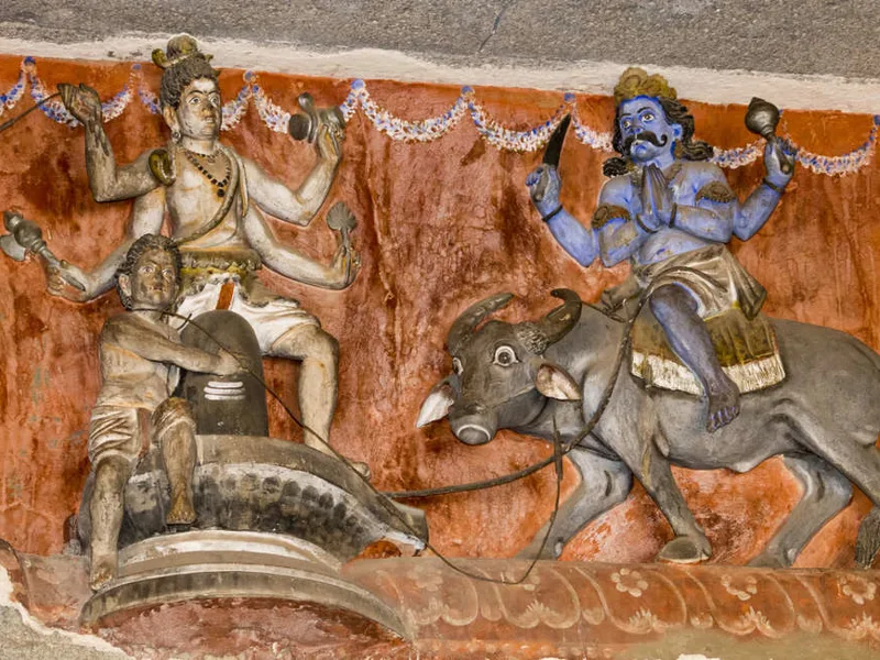 Hindu carvings at Hampi