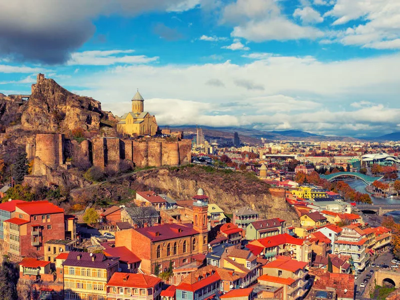 Tbilisi at sunset