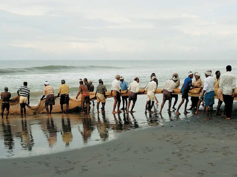 Fishing in Kovalam