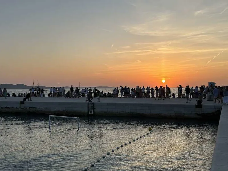 Sunset in Zadar