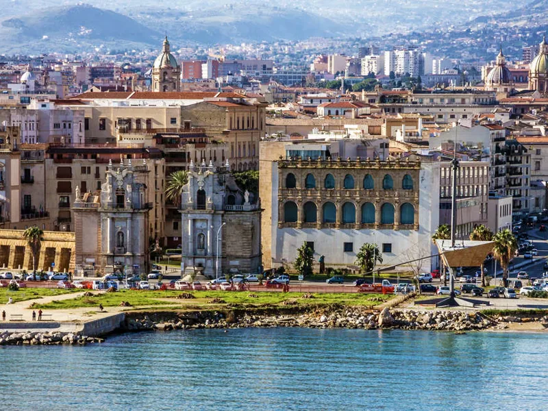 Sea front in Palermo