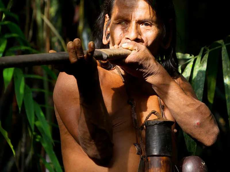 Huaorani hunter