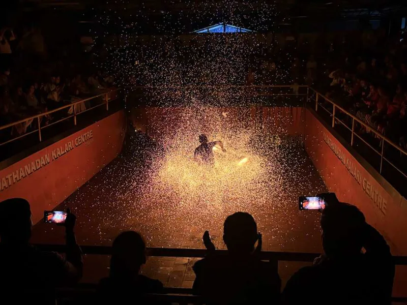 Martial arts show, Kerala