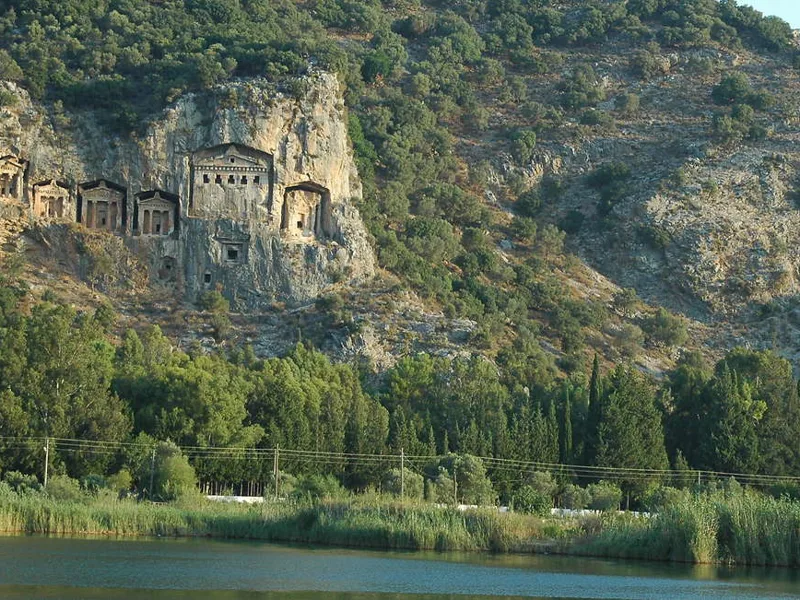 Rock cut tombs - Dalyan